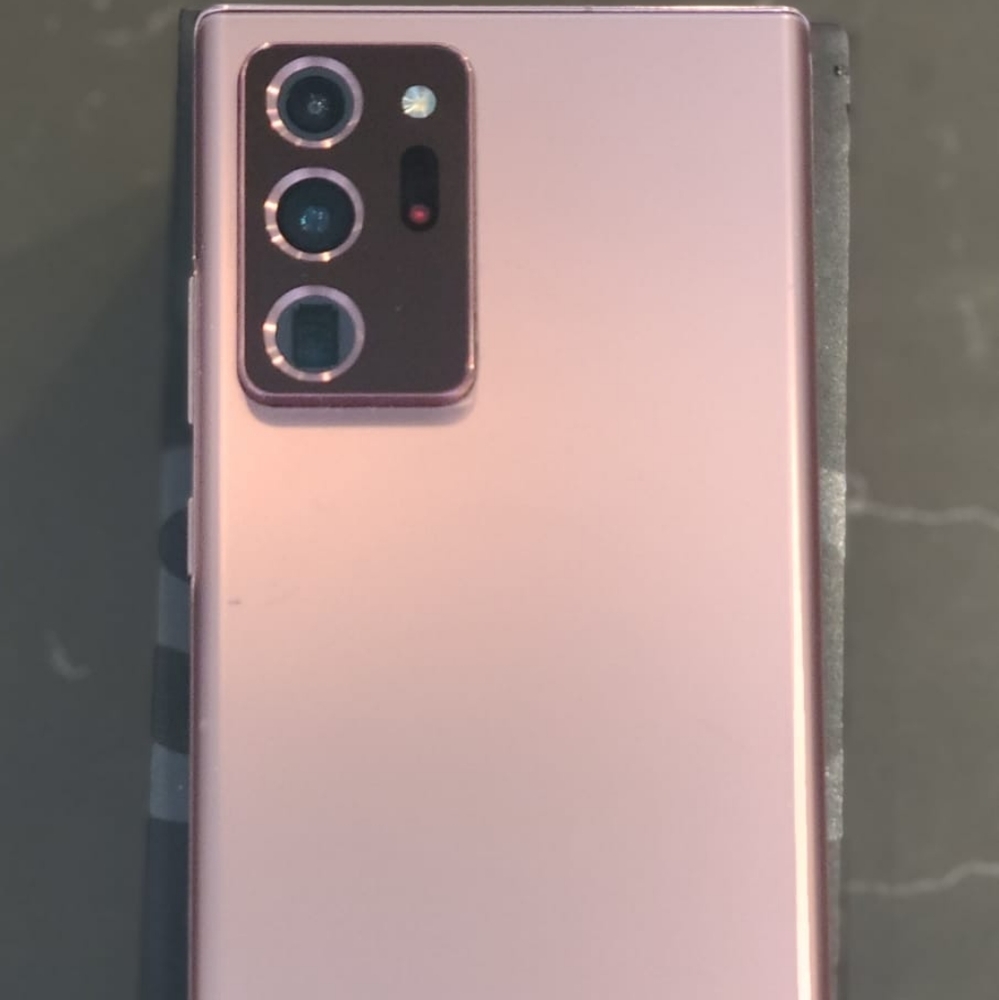 Mint condition unlocked Samsung Note 20 Ultra - Bronze
